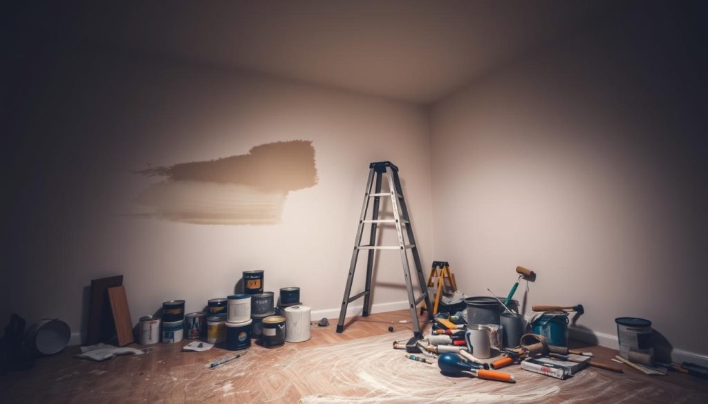 Riscos de pintura por conta própria